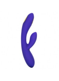 Фиолетовый вибратор с функцией электростимуляции Intimate E-Stimulator Dual Wand - 21,5 см. - California Exotic Novelties - купить с доставкой в Иркутске