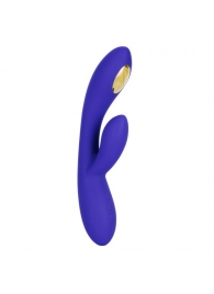 Фиолетовый вибратор с функцией электростимуляции Intimate E-Stimulator Dual Wand - 21,5 см. - California Exotic Novelties - купить с доставкой в Иркутске