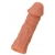Телесная реалистичная насадка KOKOS Extreme Sleeve 05 с дополнительной стимуляцией - 12,7 см. - KOKOS - в Иркутске купить с доставкой