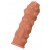 Телесная реалистичная насадка KOKOS Extreme Sleeve 11 с дополнительной стимуляцией - 12,7 см. - KOKOS - в Иркутске купить с доставкой