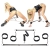 Комплект наручников и наножников с распорками Spread  em Bar and Cuff Set - Pipedream - купить с доставкой в Иркутске