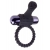 Черное эрекционное виброкольцо Vibrating Silicone Super Ring - Pipedream - в Иркутске купить с доставкой