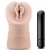 Телесный мастурбатор-вагина с вибропулей Ashley - Blush Novelties - в Иркутске купить с доставкой