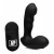 Черный стимулятор простаты Alpha-Pro 7X P-Milker Silicone Prostate Stimulator with Milking Bead - XR Brands - в Иркутске купить с доставкой