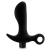 Черный анальный вибратор Silicone Vibrating Prostate Massager 01 - 10,8 см. - Blush Novelties - в Иркутске купить с доставкой