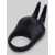 Черное эрекционное виброкольцо Sensation Rechargeable Vibrating Rabbit Love Ring - Fifty Shades of Grey - в Иркутске купить с доставкой