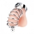 Серебристая клетка для члена Urethral Play Cage - BlueLine - купить с доставкой в Иркутске