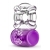 Фиолетовое эрекционное виброкольцо Pleaser Rechargeable C-Ring - Blush Novelties - в Иркутске купить с доставкой