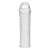 Текстурированная насадка на пенис Clear Textured Penis Enhancing Sleeve Extension - 16,5 см. - BlueLine - в Иркутске купить с доставкой