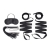 Эротический набор 4PC Bondage Bed Strap   Flogger Kit - Lux Fetish - купить с доставкой в Иркутске