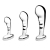 Набор из 3 стальных стимуляторов простаты Stainless Steel P-spot Training Set - b-Vibe - в Иркутске купить с доставкой