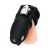 Черная клетка для пениса Silicone Small 2 in Cock Cage With Ball Divider - BlueLine - купить с доставкой в Иркутске