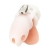 Белая клетка для пениса Silicone Small 2 in Cock Cage With Ball Divider - BlueLine - купить с доставкой в Иркутске