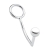 Кольцо на пенис с анальным стимулятором Stainless Steel Anal Hook   Cock Ring - BlueLine - в Иркутске купить с доставкой