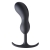 Черный массажер простаты с утяжелителями Premium Silicone Weighted Prostate Plug Large - 18,8 см. - XR Brands - в Иркутске купить с доставкой