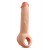 Телесная насадка-удлинитель Thrive 8.75 Inch Realistic Penis Extender Sleeve - 22,2 см. - Blush Novelties - в Иркутске купить с доставкой