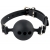 Силиконовый кляп-шар с отверстиями для дыхания Silicone Breathable Ball Gag Small - Pipedream - купить с доставкой в Иркутске
