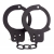 Чёрные наручники из листового металла BONDX METAL CUFFS BLACK - Dream Toys - купить с доставкой в Иркутске