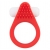 Красное эрекционное кольцо LIT-UP SILICONE STIMU RING 1 RED - Dream Toys - в Иркутске купить с доставкой