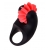Чёрно-красное эрекционное виброкольцо Erotist - Erotist Adult Toys - в Иркутске купить с доставкой