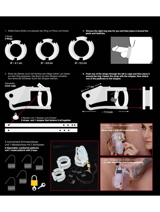 Набор для мужского пояса верности Cock Cage Set - Orion - купить с доставкой в Иркутске