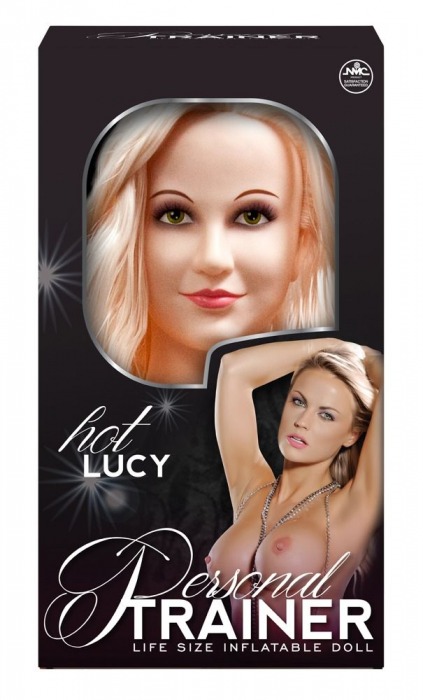 Надувная кукла с вибрацией и 2 любовными отверстиями Hot Lucy Lifesize Love Doll - NMC - в Иркутске купить с доставкой