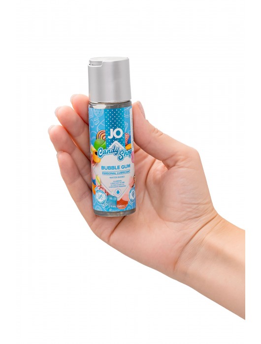 Смазка на водной основе Candy Shop Bubblegum с ароматом жвачки - 60 мл. - System JO - купить с доставкой в Иркутске
