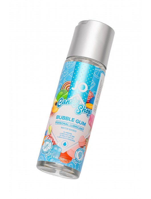 Смазка на водной основе Candy Shop Bubblegum с ароматом жвачки - 60 мл. - System JO - купить с доставкой в Иркутске