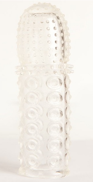 Прозрачная закрытая гелевая насадка - 13,5 см. - Toyfa Basic - в Иркутске купить с доставкой Прозрачная закрытая гелевая насадка - 13,5 см. - Toyfa Basic - в Иркутске купить с доставкой