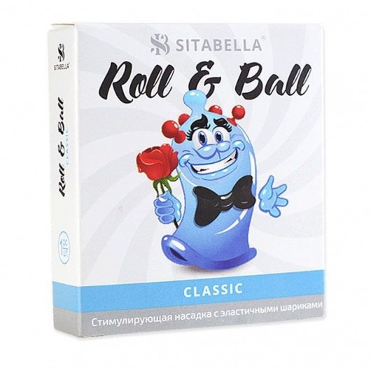 стимулирующий презерватив-насадка Roll   Ball Classic - Sitabella - купить с доставкой в Иркутске