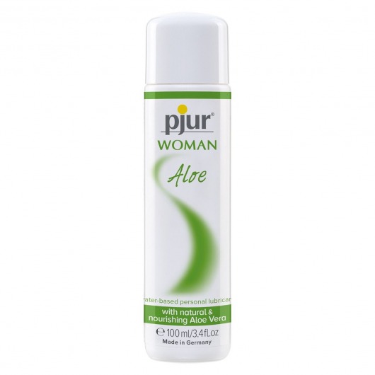 Лубрикант на водной основе pjur WOMAN Aloe - 100 мл. - Pjur - купить с доставкой в Иркутске