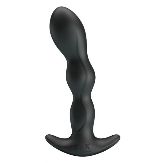 Черный анальный стимулятор простаты с вибрацией Special Anal Massager - 14,5 см. - Baile - в Иркутске купить с доставкой