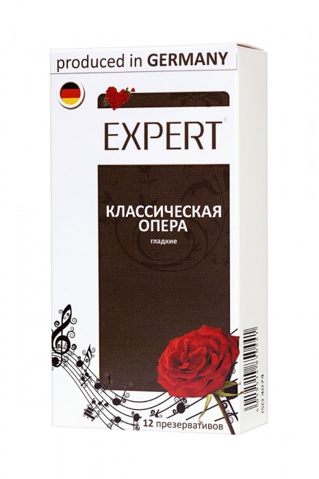 Гладкие презервативы Expert  Классическая опера  - 12 шт. - Expert - купить с доставкой в Иркутске