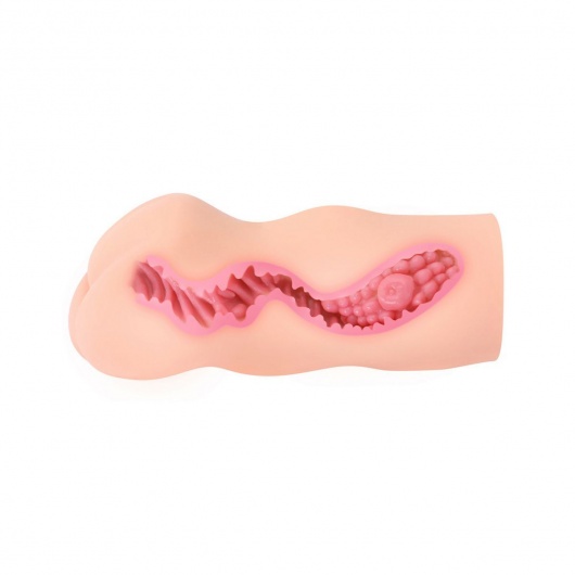 Телесный мастурбатор-вагина с двойным слоем - KOKOS - в Иркутске купить с доставкой