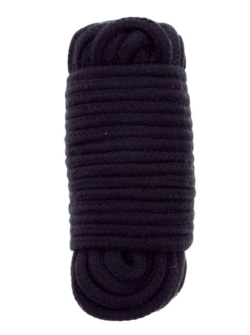 Черная веревка для связывания BONDX LOVE ROPE - 10 м. - Dream Toys - купить с доставкой в Иркутске