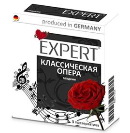 Гладкие презервативы Expert  Классическая опера  - 3 шт. - Expert - купить с доставкой в Иркутске