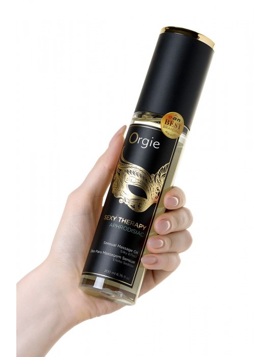 Минеральное массажное масло Orgie Sexy Therapy Afrodisiac - 200 мл. - ORGIE - купить с доставкой в Иркутске