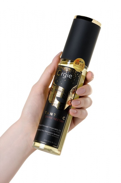 Растительное массажное масло Orgie Tantric Divine Nectar - 200 мл. - ORGIE - купить с доставкой в Иркутске