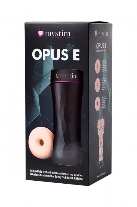 Мастурбатор-анус Opus E Donut с возможностью подключения электростимуляции - MyStim - купить с доставкой в Иркутске