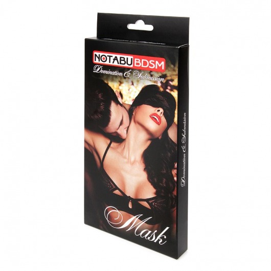 Красная маска на резиночке с леопардовыми пятнышками - Notabu - купить с доставкой в Иркутске