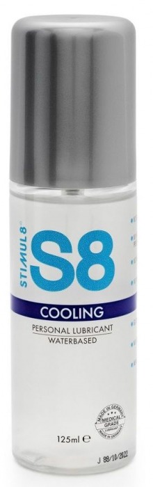 Охлаждающий лубрикант на водной основе S8 Cooling Lube - 125 мл. - Stimul8 - купить с доставкой в Иркутске