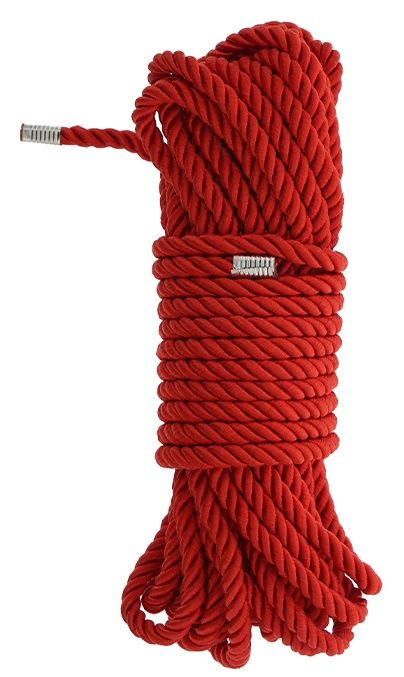 Красная веревка DELUXE BONDAGE ROPE - 10 м. - Dream Toys - купить с доставкой в Иркутске