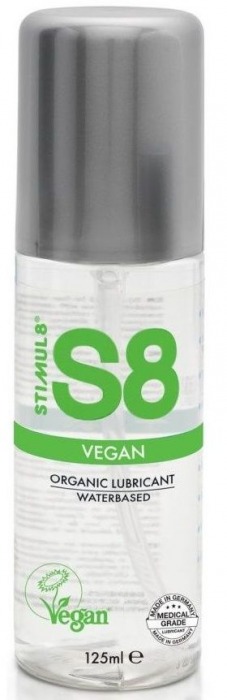 Веганский лубрикант на водной основе S8 Vegan Lube - 125 мл. - Stimul8 - купить с доставкой в Иркутске