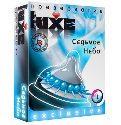 Презерватив LUXE  Exclusive  Седьмое небо  - 1 шт. - Luxe - купить с доставкой в Иркутске