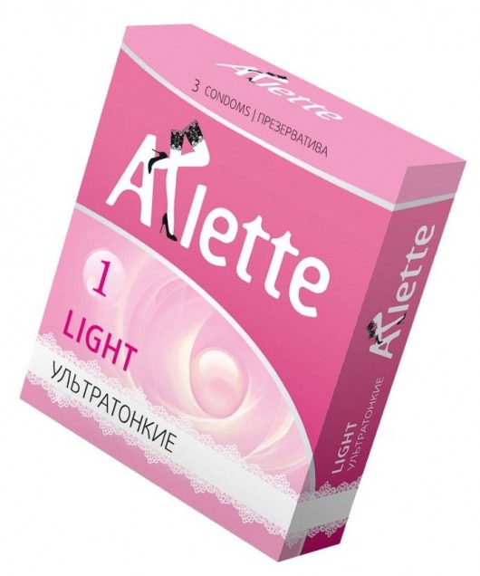 Ультратонкие презервативы Arlette Light - 3 шт. - Arlette - купить с доставкой в Иркутске