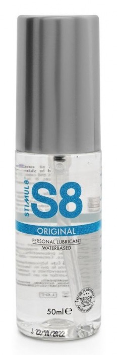 Универсальный лубрикант на водной осноdе S8 Original Lube - 50 мл. - Stimul8 - купить с доставкой в Иркутске