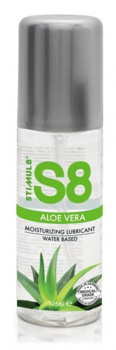 Лубрикант на водной основе S8 Aloe Vera Lube - 125 мл. - Stimul8 - купить с доставкой в Иркутске