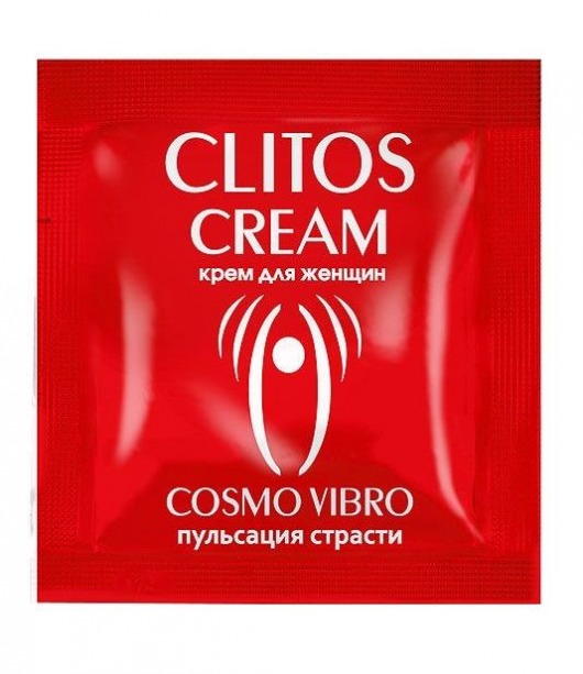 Пробник возбуждающего крема для женщин Clitos Cream - 1,5 гр. - Биоритм - купить с доставкой в Иркутске