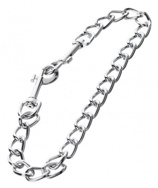 Серебристая соединительная цепочка с двумя карабинами - ToyFa - купить с доставкой в Иркутске