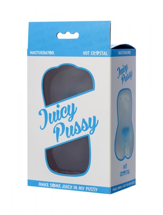 Прозрачный реалистичный мастурбатор Juicy Pussy Hot Crystal - ToyFa - в Иркутске купить с доставкой